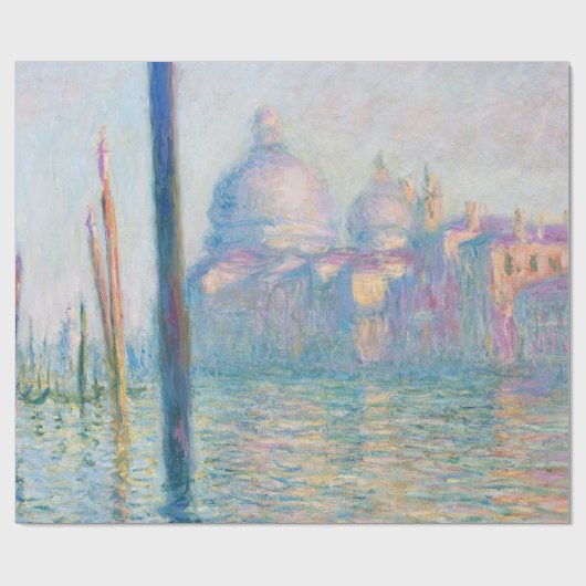 Der Canal Grande in Venedig von Claude Monet Geschenkpapier (Flach)