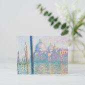 Der Canal Grande in Venedig von Claude Monet Postkarte (Stehend Vorderseite)