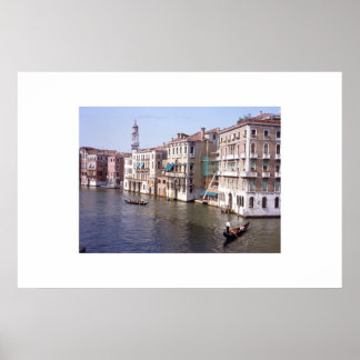 Der Canal Grande - Venedig, Italien Poster
