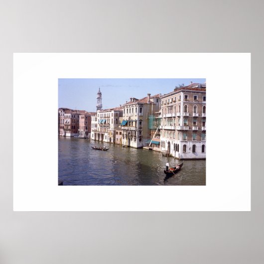 Der Canal Grande - Venedig, Italien Poster (Vorne)