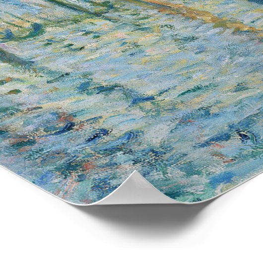 Der Canal Grande, Venedig von Monet - Poster (Ecke)