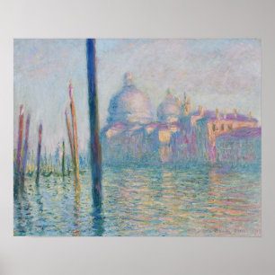 Der Canal Grande, Venedig von Monet - Poster