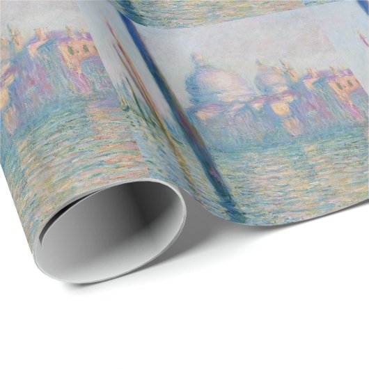 Der Canal Grande von Monet Geschenkpapier (Rolleneckpunkt)