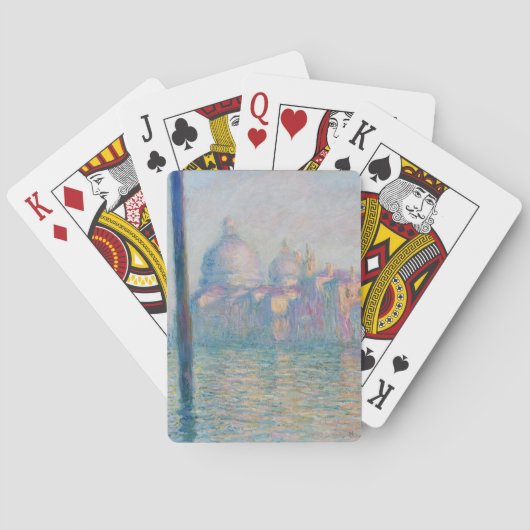 Der Canal Grande von Monet Spielkarten (Rückseite)