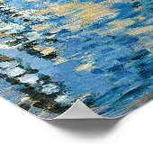 Der Canal Grande von Venedig von Manet - Poster (Ecke)