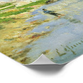 Der Canal Saint-Denis Poster (Ecke)