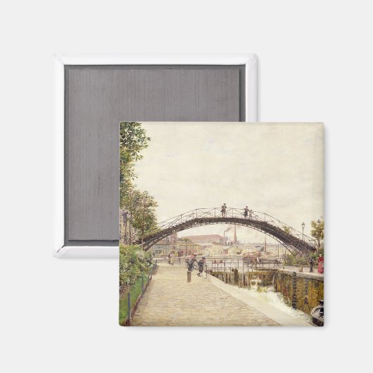 Der Canal Saint-Martin Magnet (Vorderseite/Rückseite)