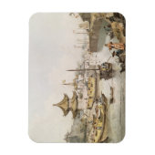 Der Canale Grande, China, (w/c) Magnet (Vertikal)