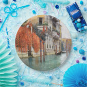 Der Canale Grande in Venedig (von Vincenzo Caprile Pappteller (Party)