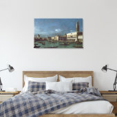 Der Canale Grande mit der Kirche Santa Maria Leinwanddruck (Insitu (Schlafzimmer))