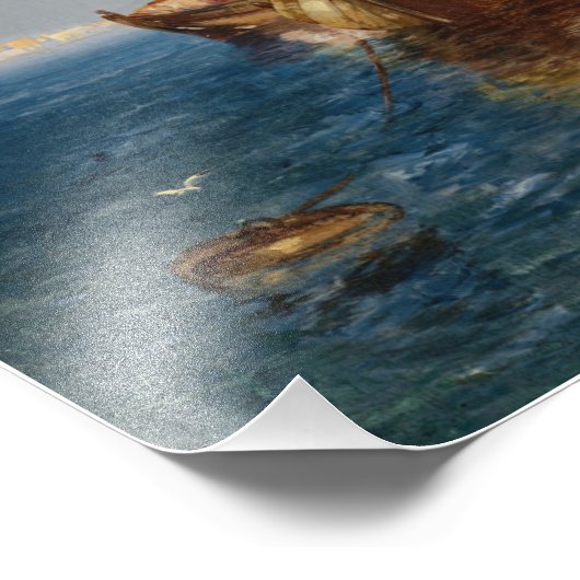 Der Canale Grande, Venedig (1903) von Thomas Moran Fotodruck (Ecke)