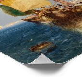 Der Canale Grande, Venedig (1903) von Thomas Moran Poster (Ecke)