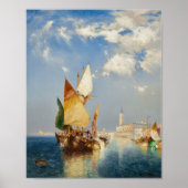 Der Canale Grande, Venedig (1903) von Thomas Moran Poster (Vorne)