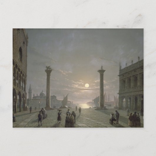 Der Canale Grande vom Markusplatz Postkarte (Vorderseite)