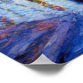 Der Canale Grande von Claude Monet Poster (Ecke)