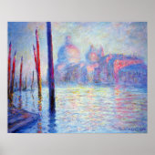 Der Canale Grande von Claude Monet Poster (Vorne)