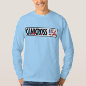 Der Canicross USA der Männer Crew Longsleeve T-Shirt (Vorderseite)