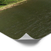 Der Canisteo River in Addison, New York Poster (Ecke)