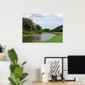 Der Canisteo River in Addison, New York Poster (Heimbüro)