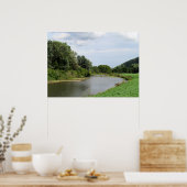 Der Canisteo River in Addison, New York Poster (Küche)