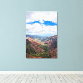 Der Canyon von Waimea Leinwanddruck (Insitu (Holzboden))