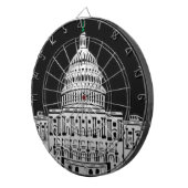 der Capitol Hilldartboard Dartscheibe (Vorderseite rechts)