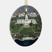Der Capitol- HillLuftaufnahme 2 Keramikornament (Rechts)