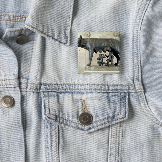 Der Capitoline Sie-Wolf Button (Beispiel)