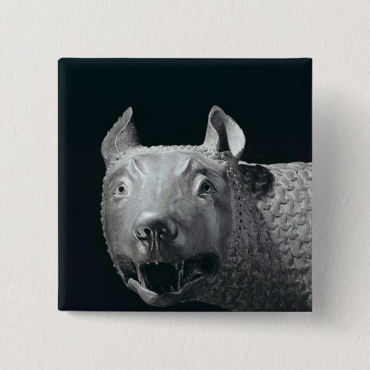 Der Capitoline Sie-Wolf Button (Vorderseite)