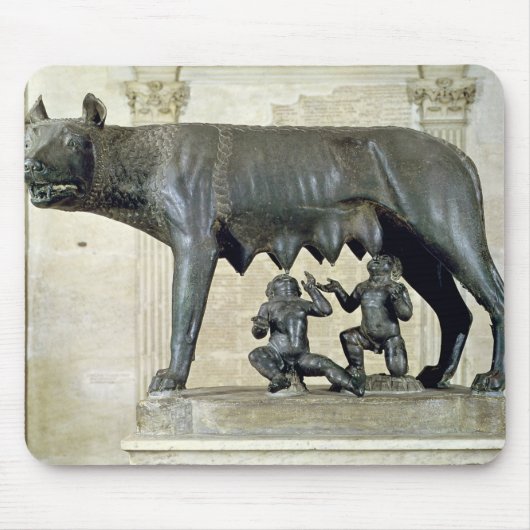 Der Capitoline Sie-Wolf Mousepad (Vorne)