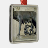 Der Capitoline Sie-Wolf Ornament Aus Metall (Rechts)