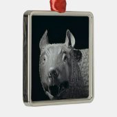 Der Capitoline Sie-Wolf Silbernes Ornament (Rechts)