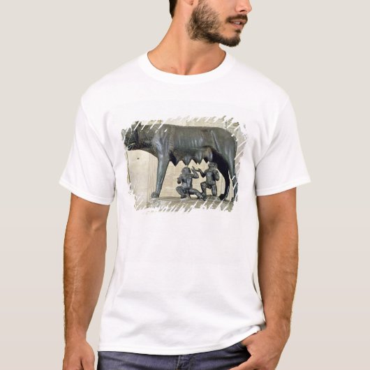 Der Capitoline Sie-Wolf T-Shirt (Vorderseite)