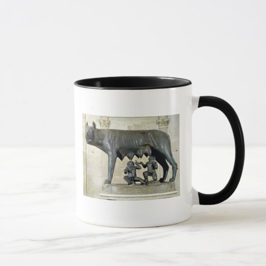 Der Capitoline Sie-Wolf Tasse (Rechts)