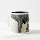 Der Capitoline Sie-Wolf Zweifarbige Tasse (Vorderseite Links)