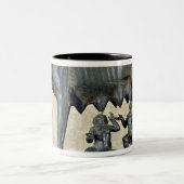Der Capitoline Sie-Wolf Zweifarbige Tasse (Mittel)