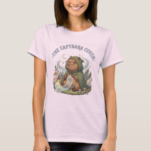Der Capybara Coven strickt einen kosmischen Schal T-Shirt