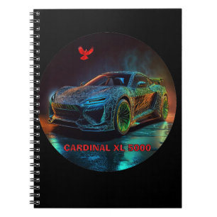 Der Cardinal XL5000 Elite Sportwagen Notizblock