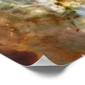 Der Carina-Nebel Poster (Ecke)