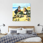 Der Carpenter und der Walrus im Wunderland Leinwanddruck (Insitu (Schlafzimmer))