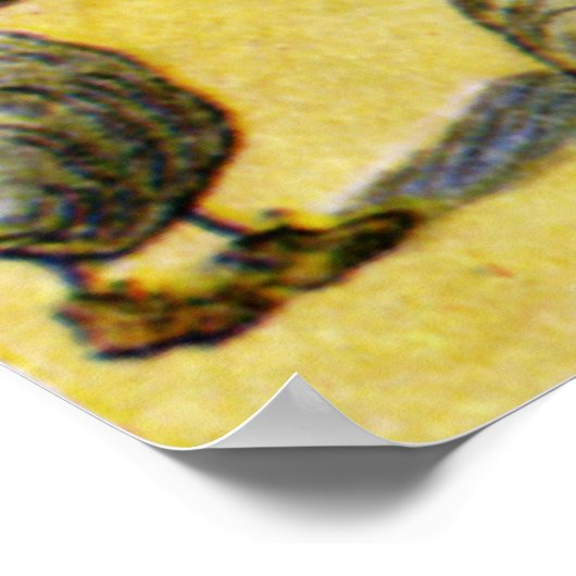 Der Carpenter und der Walrus im Wunderland Poster (Ecke)