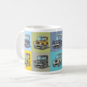 Der Cartoon-Becher Kaffeetasse (Vorderseite Links)