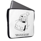 Der Cartoon der Funny Speed Camera zeigt, wie man Laptopschutzhülle (Vorne Rechts)