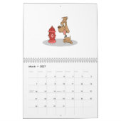 Der Cartoon der Hunde Kalender (Mär 2027)