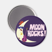 Der Cartoon der Mondgesteine Magnet (Vorderseite/Rückseite)