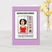 Der Cartoon des Vanity Mirrors Karte (Gelbe Blume)