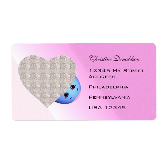 Der Cartoon-Ostern-Herz der Kinder (Vorne)