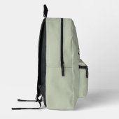 Der Cartoon trägt die Sage green School Bedruckter Rucksack (Links)
