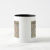Der Cartouche des Königs Tasse (Zentrum)