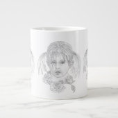 Der Cassandra des Engels Jumbo-Tasse (Vorderseite)